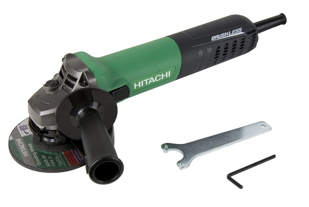 Hitachi Unveils G12VE 4-1/2-inch AC Brushless Variable Speed Angle ...