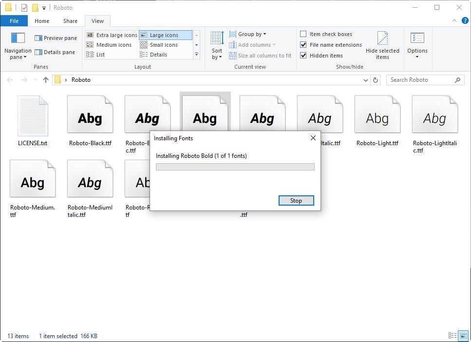 How to Install New Fonts in Windows 10 | Gear Primer