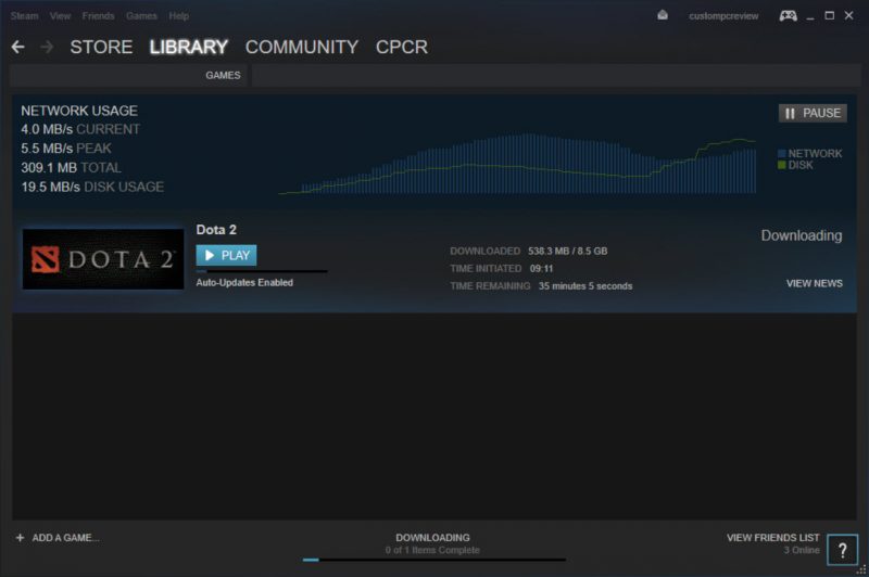 steam 3.3 download speed